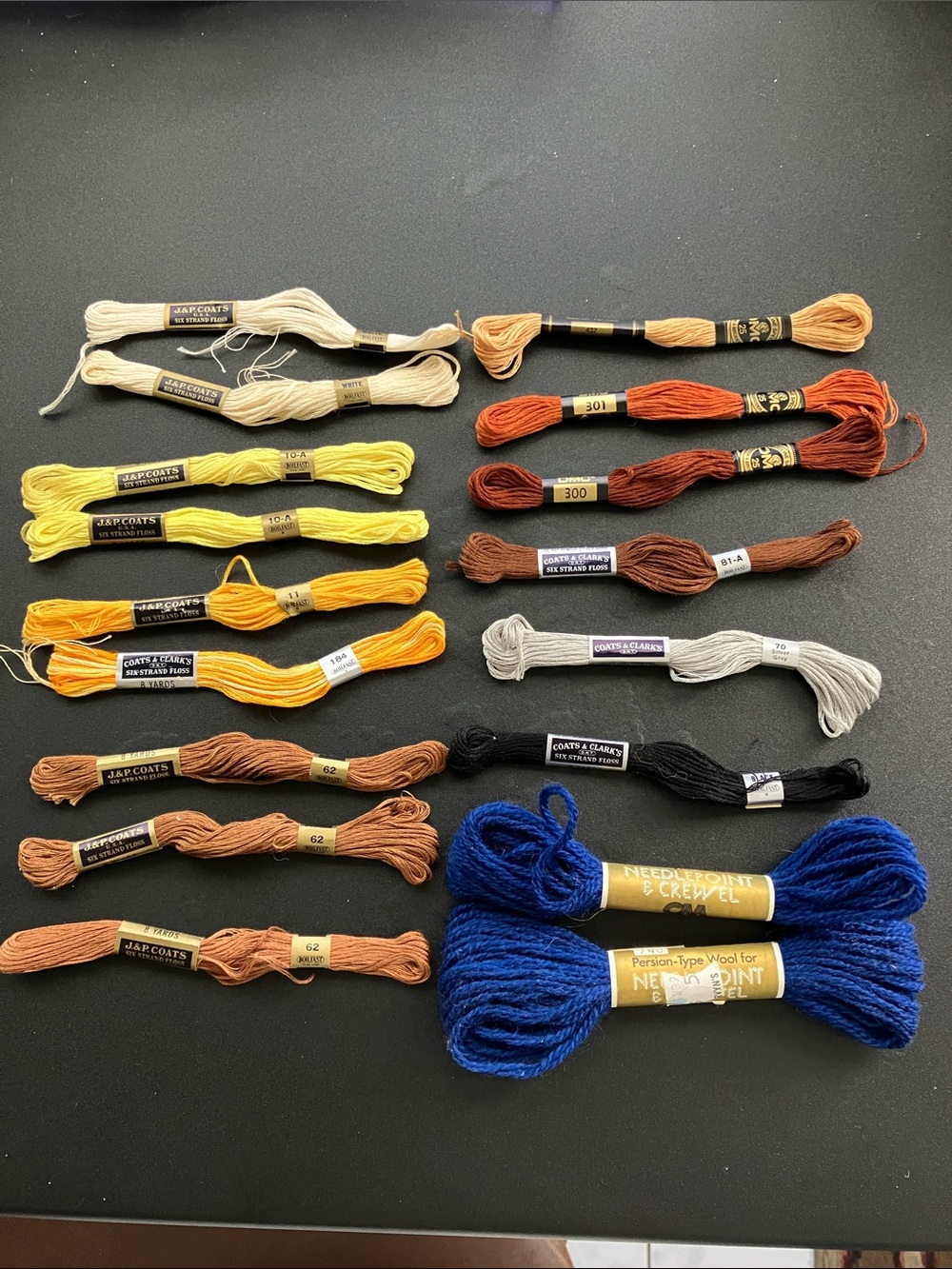 Embroidery Thread Bulk Lot Various Colors and Brands